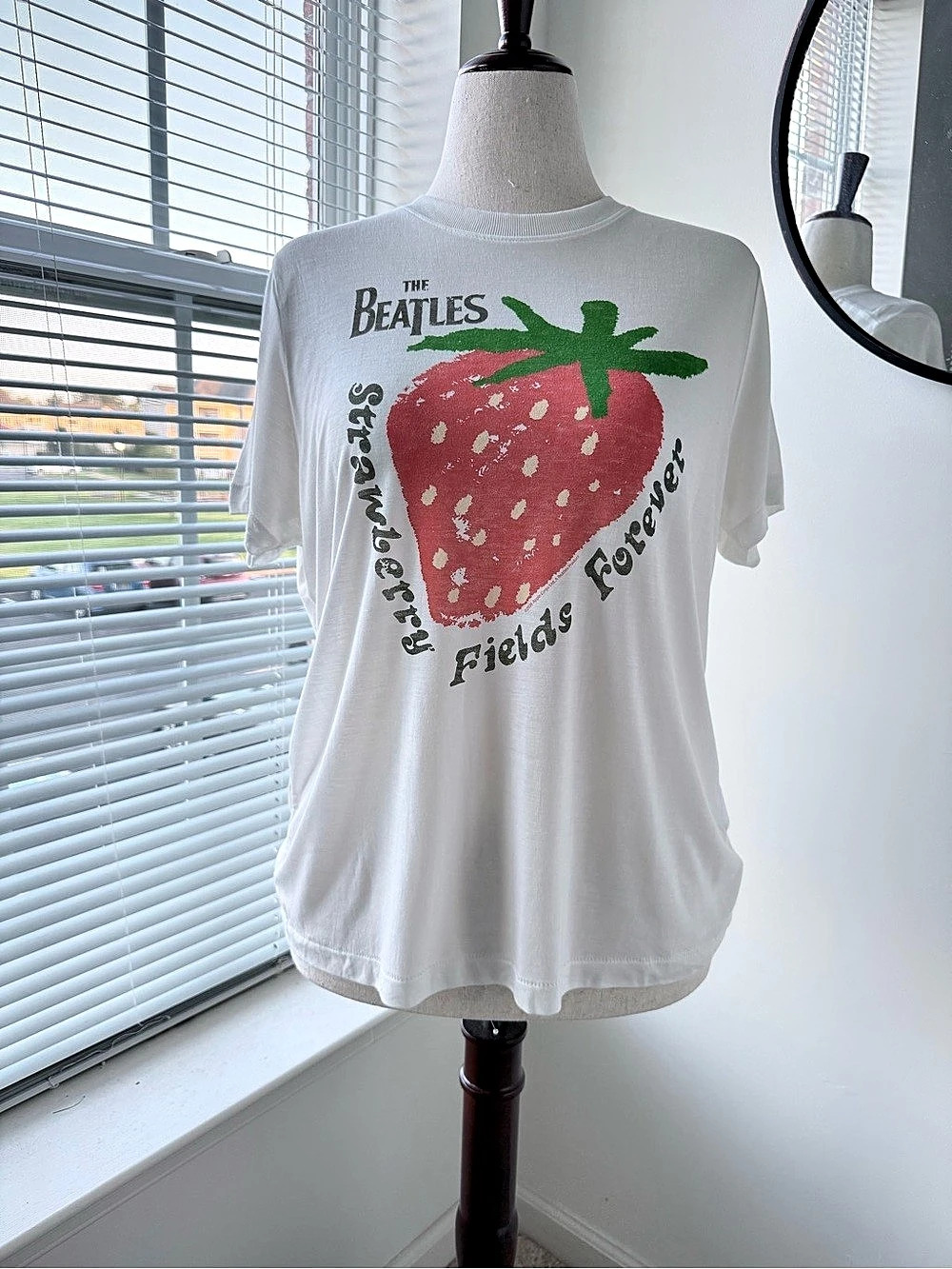 Free People and Junk Food Clothing Collab The Beatles Strawberry Fields Forever